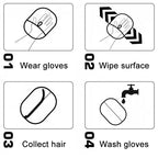 Pet Grooming Gloves for Hair Removal and Massage Tool