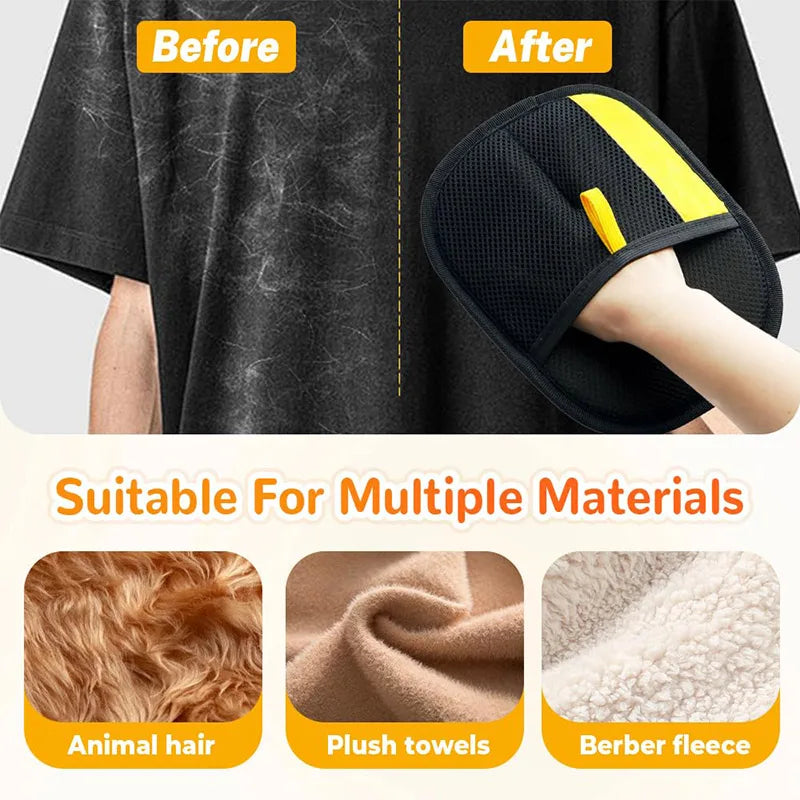Pet Grooming Gloves for Hair Removal and Massage Tool